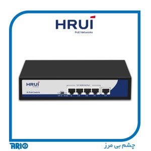 سوییچ 5 پورت HR900-AF-41N HRUI POE