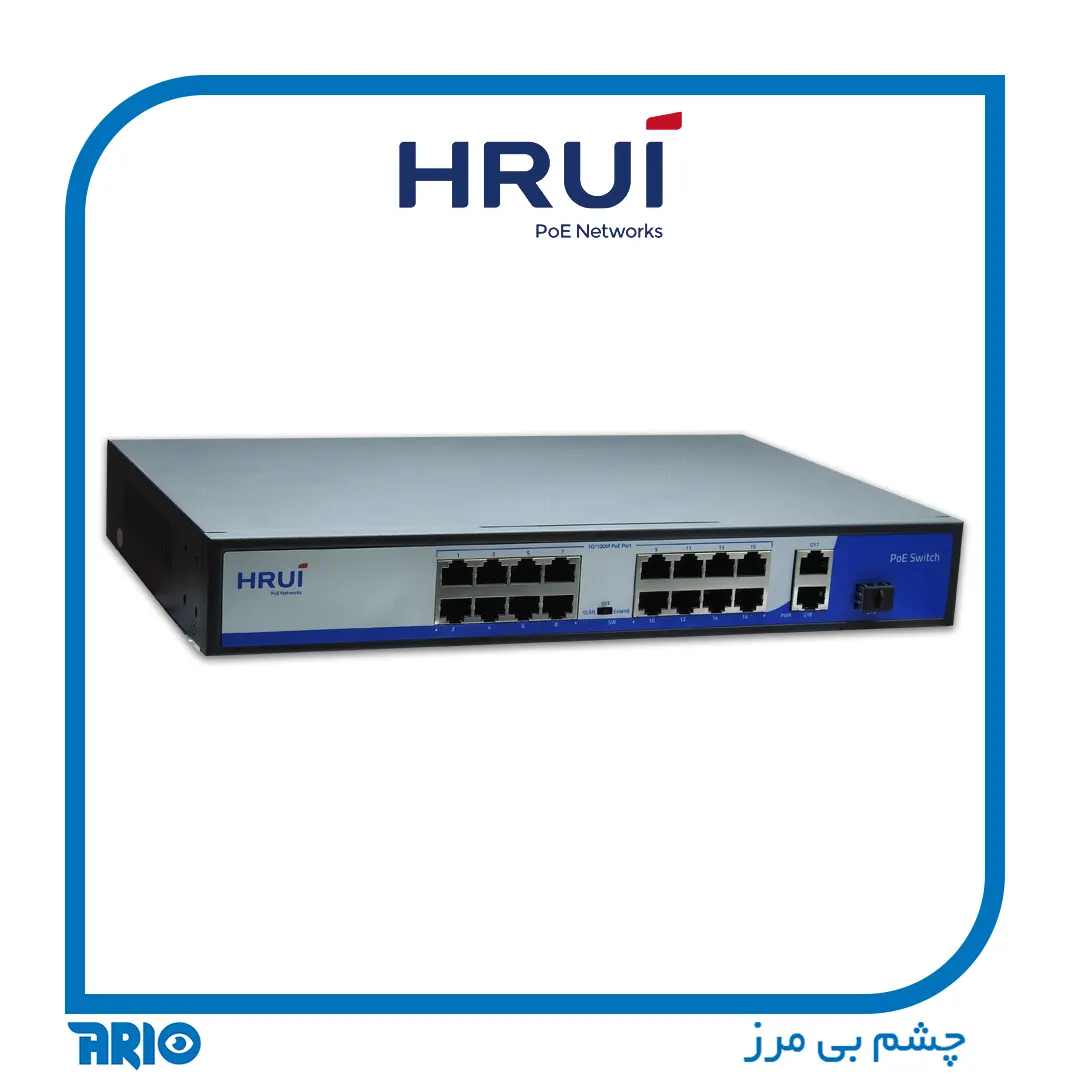 سوییچ شبکه 16 پورت HRUI HR901-AF-1621GS-200