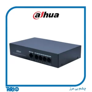 سوییچ شبکه 4 پورت 10/100 PoE داهوا PFS3005-4ET-36 از نمای پرسپکتیو