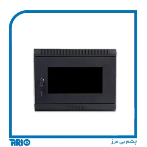 رک دیواری 5 یونیت درب فلزی مشکی