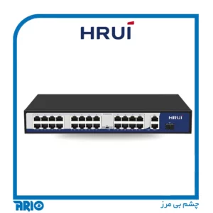 سوییچ شبکه 24 پورت HRUI HR901-AF-2421GS-400