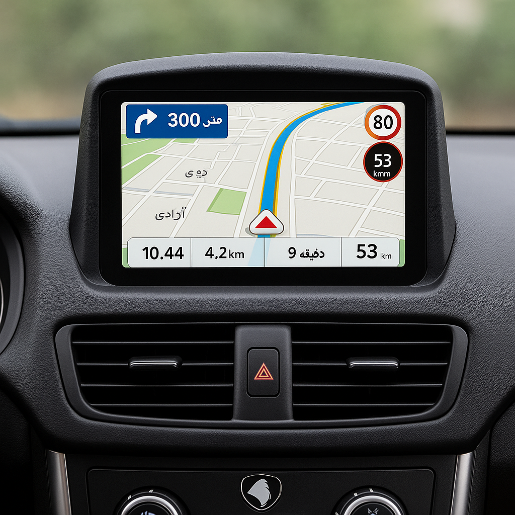 رم GPS نقشه تارگت خودرو دنا