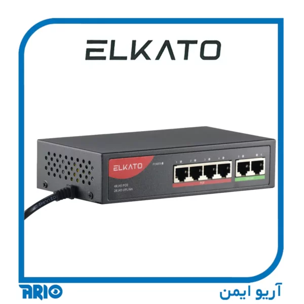 سوییچ شبکه 4 پورت الکاتو LITE EL-1SBL042BP