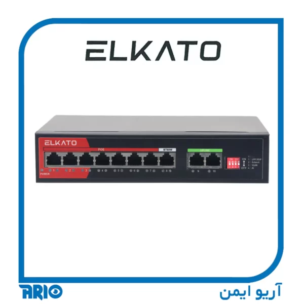 سوییچ شبکه 8 پورت الکاتو EL-1SG0820GP-V2